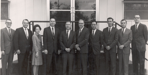 Image of dental hygiene faculty and administrators in 1967