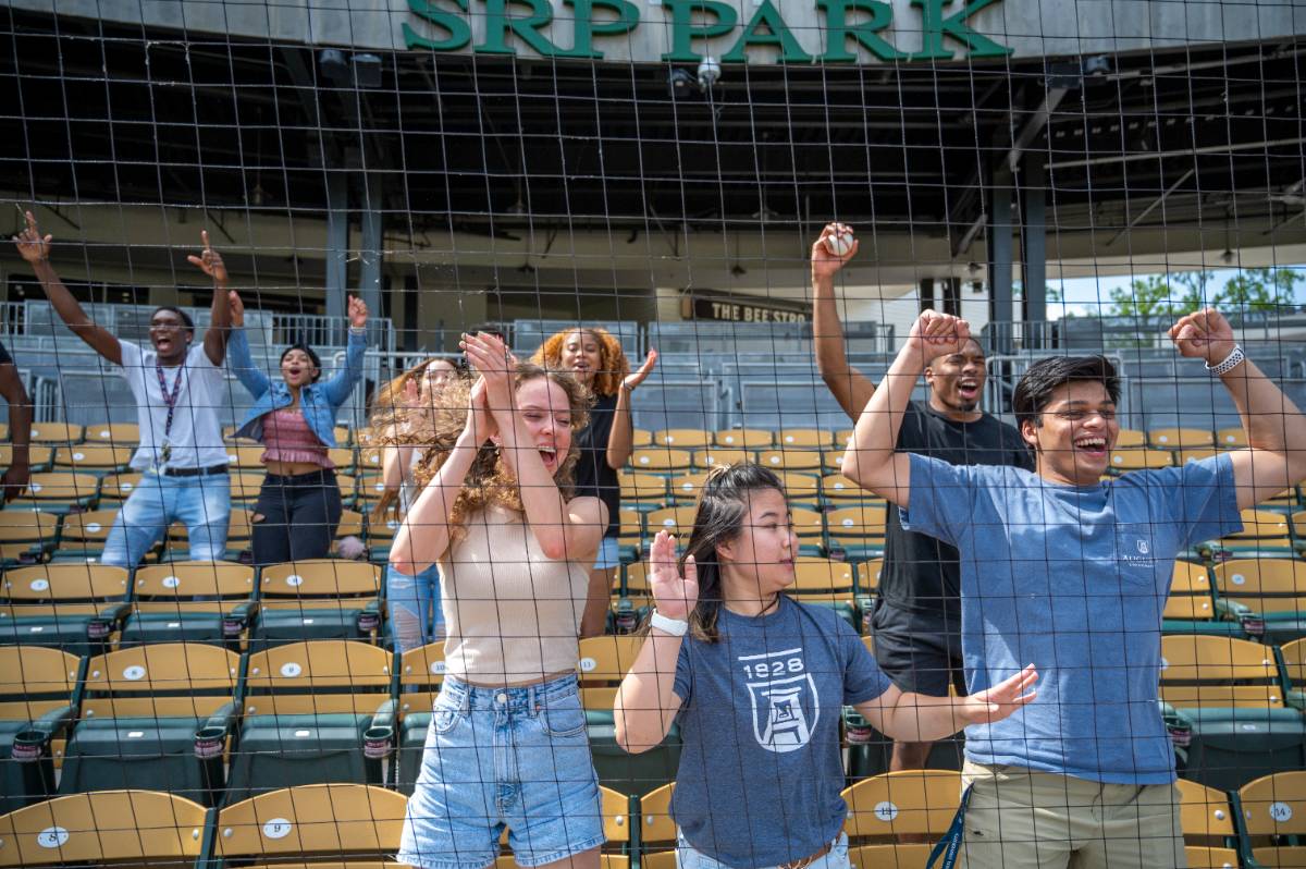 Students at SRP Park 