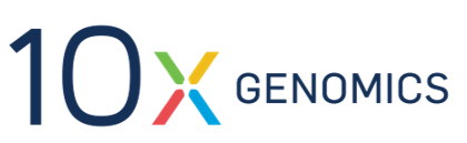 logo with text: 10 X Genomics