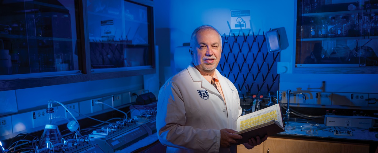 Dr. David Stepp in his lab