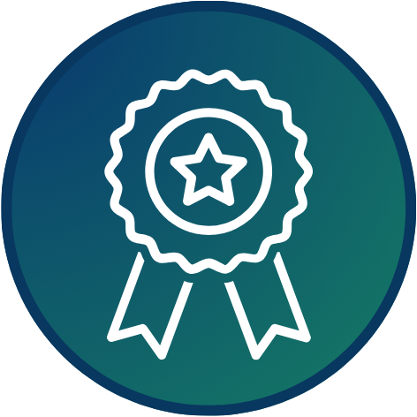 icon of a award ribbon