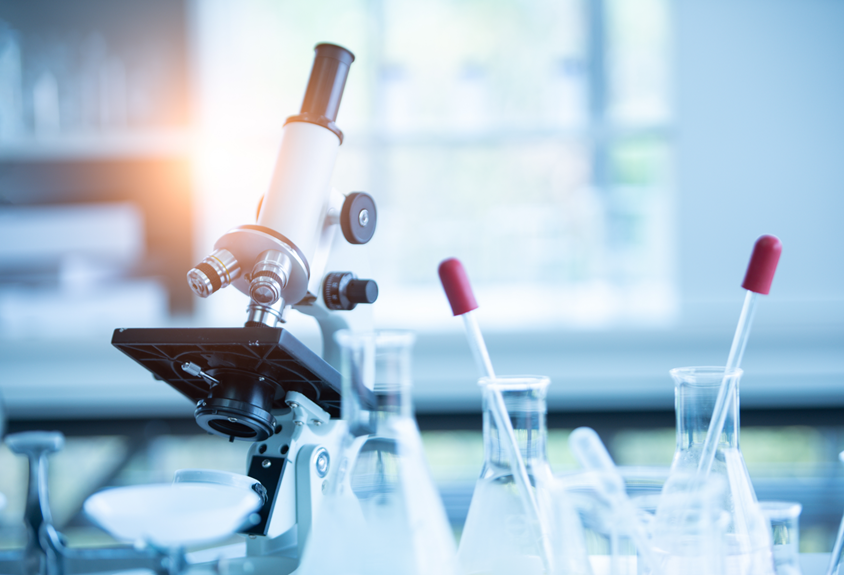 Generic lab image of a microscope