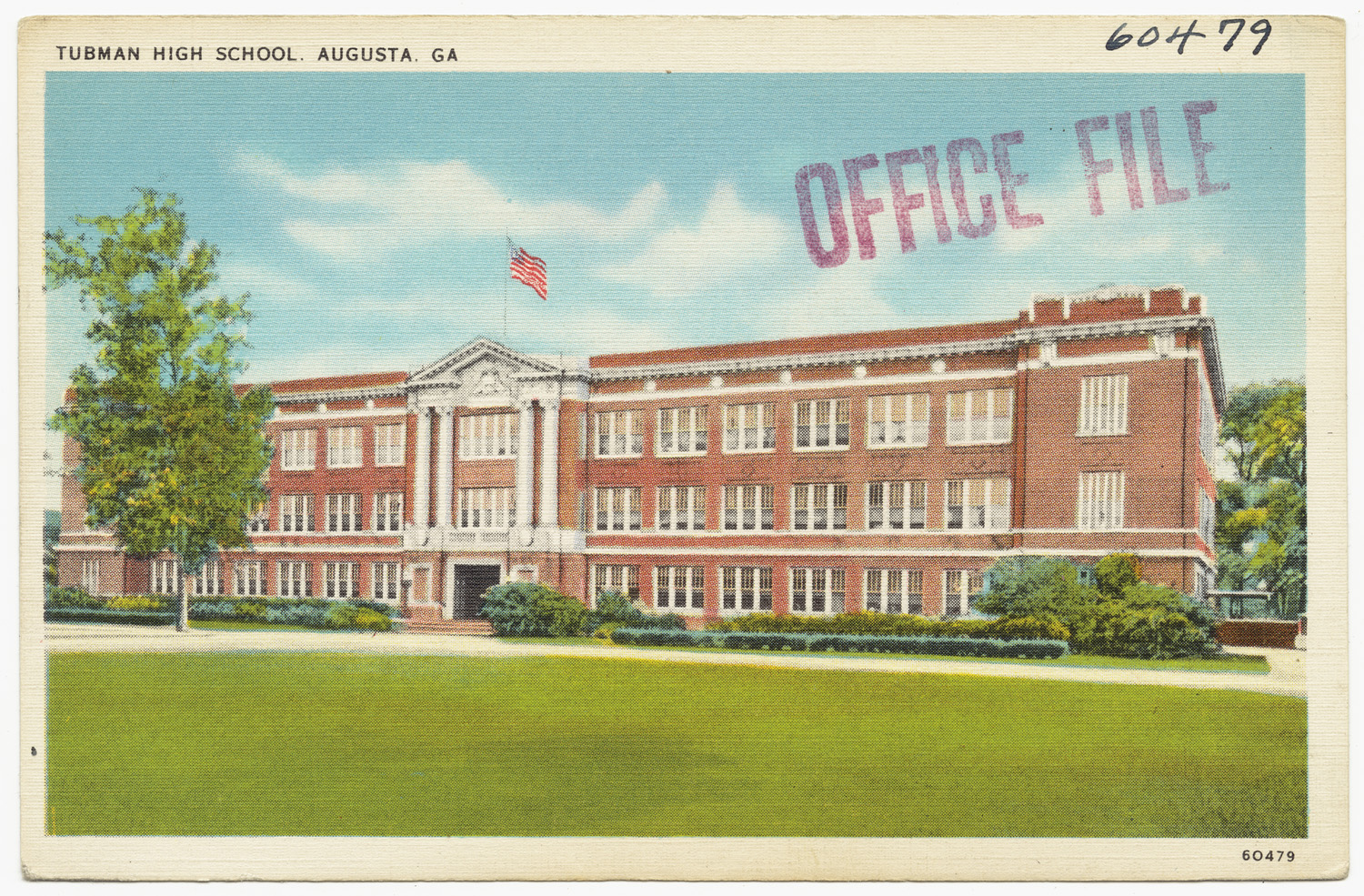 Postcard of Tubman High School. Source: Boston Public Library