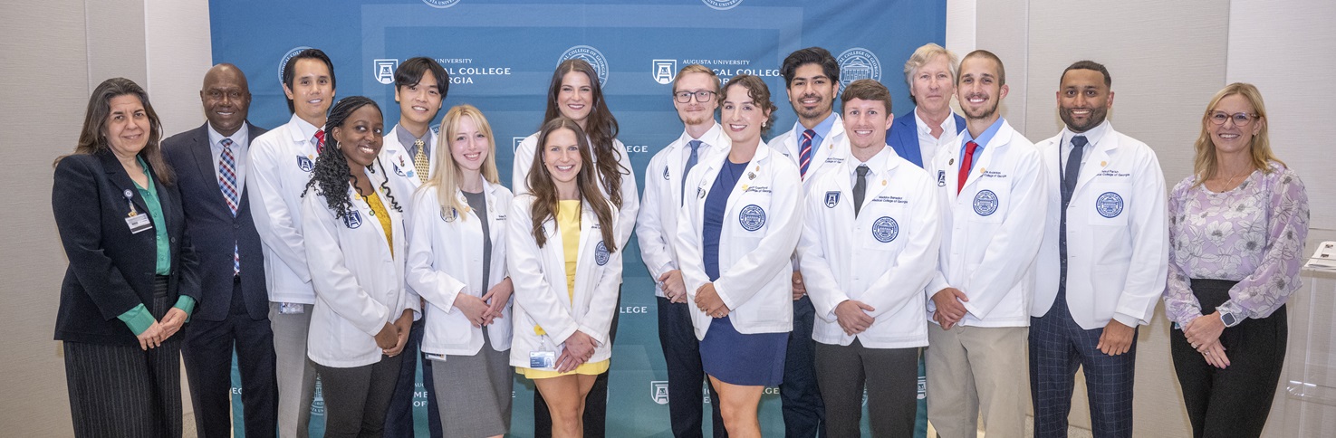 new 3+ MCG students at the 2024 3+ ceremony 