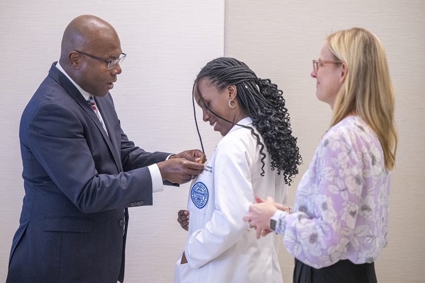 MCG 2024 3+ student getting pinned