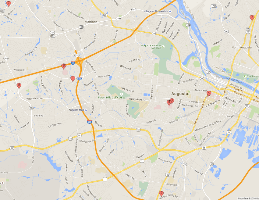 Augusta Family Medicine Clerkship Sites