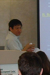 Dr. Wang teaching