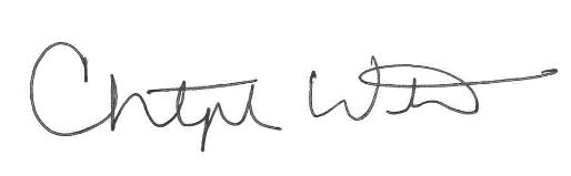 Christopher Watson signature