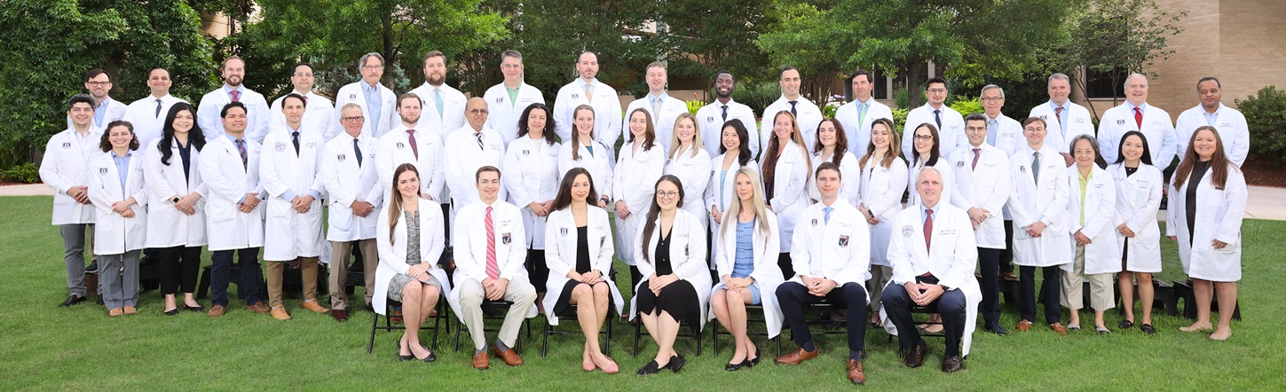 General Surgery Residents posing outside for picture