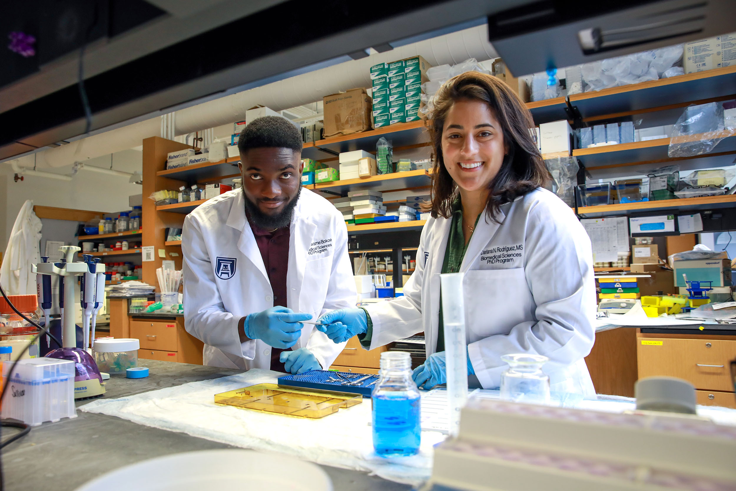 Edem Bokoe and Dariana Rodriguez