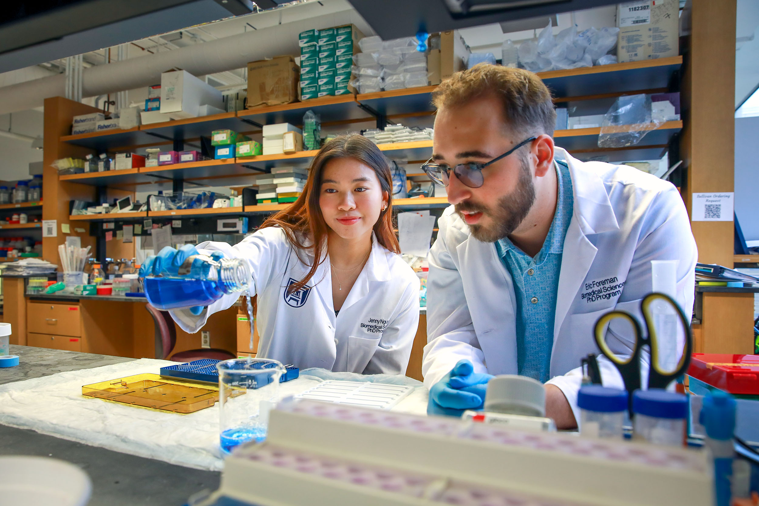 Eric Foremand and Jenny Ngyuen