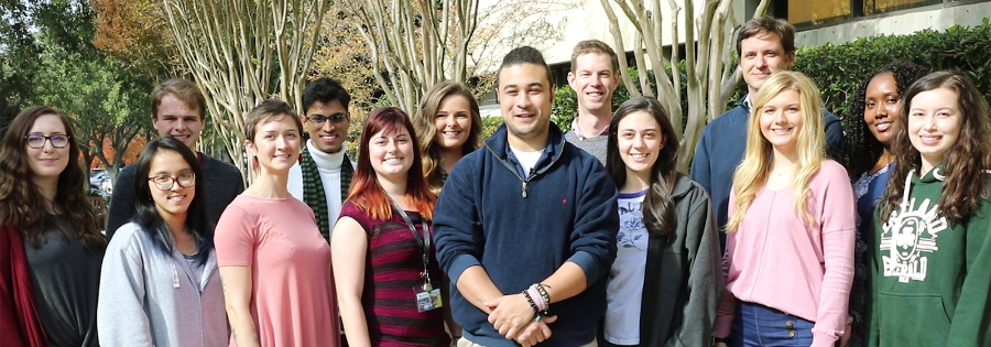Group photo of graduate student council members