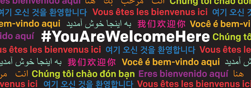 You are welcome here poster