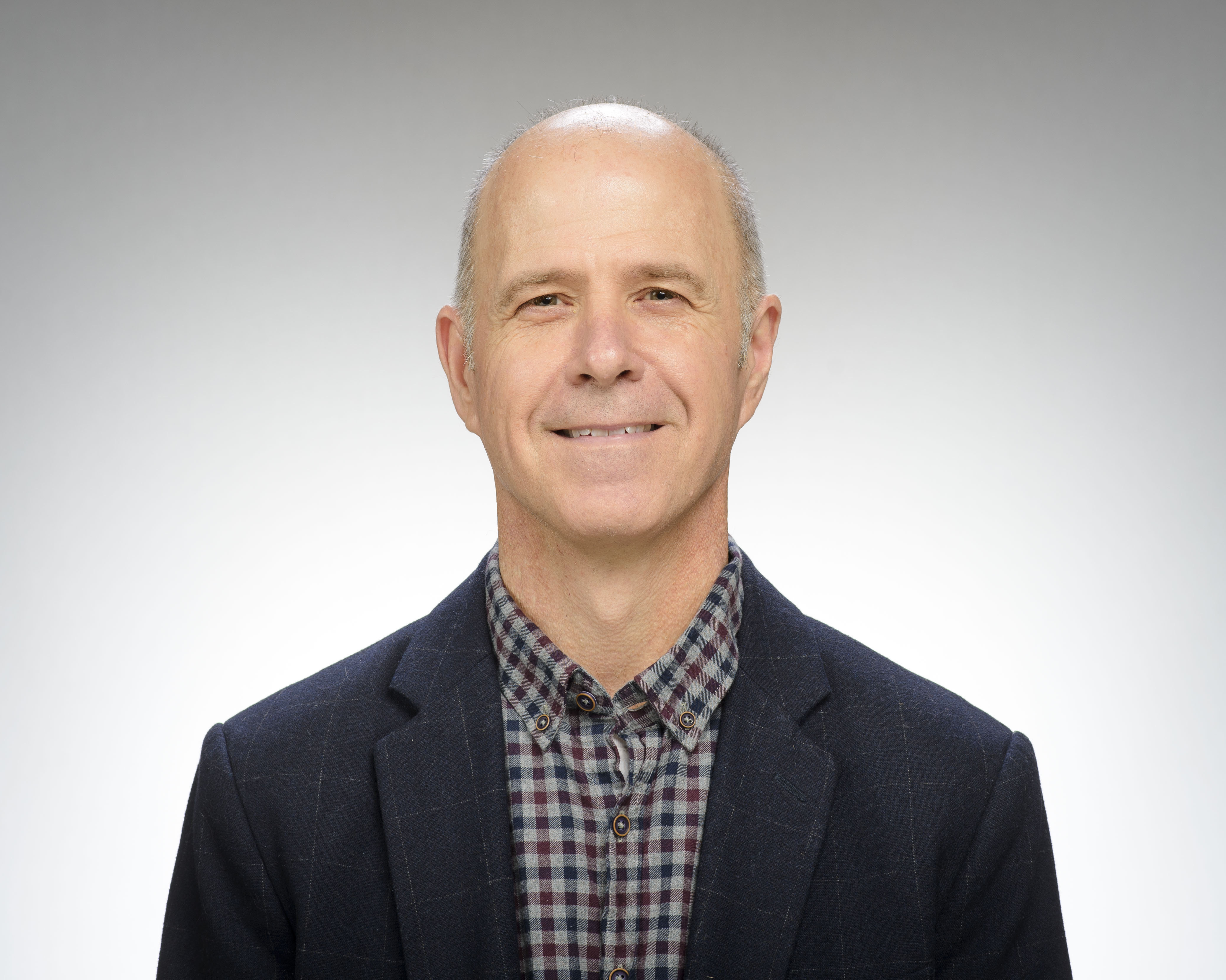 James Lang smiles for camera