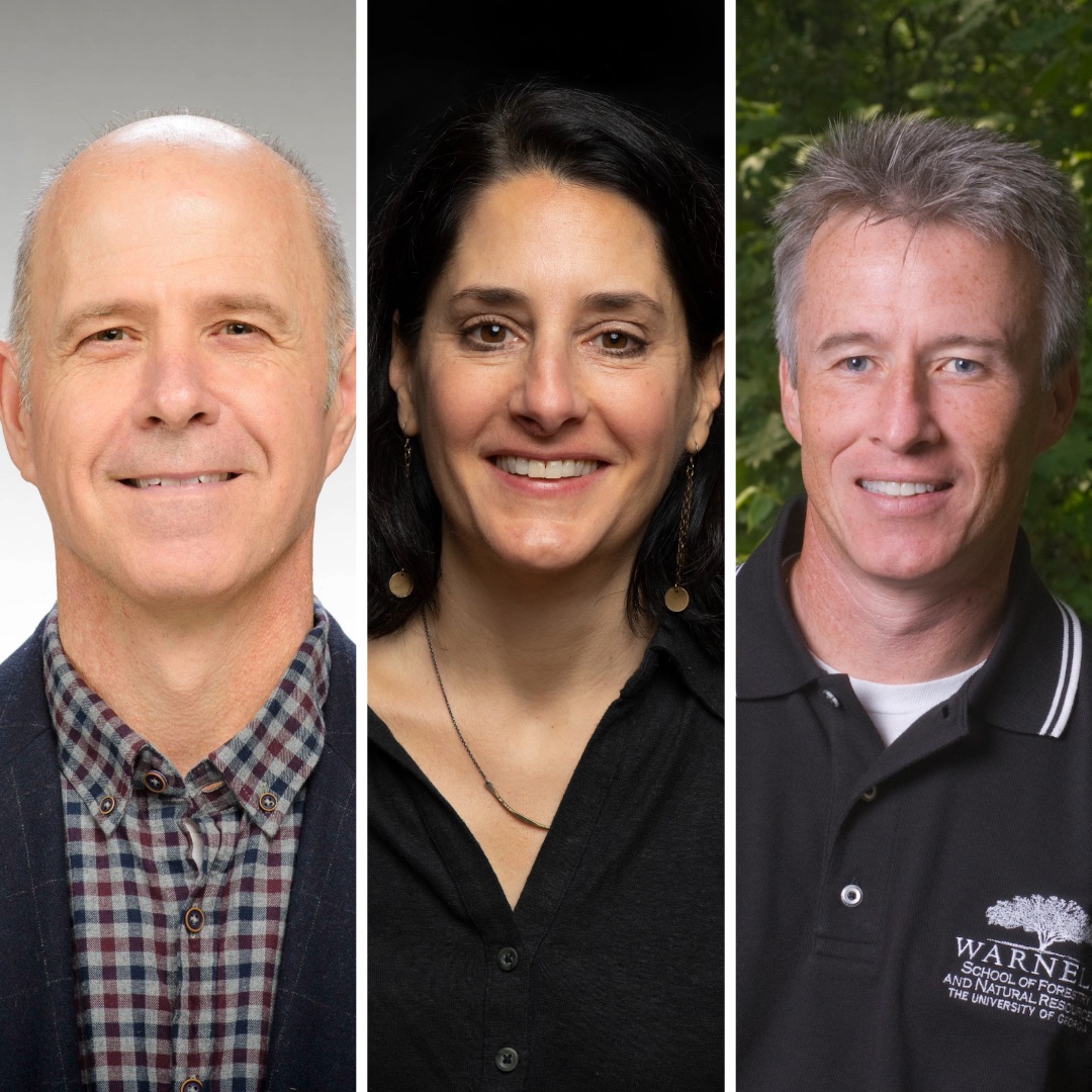 Lang, Immordino-Yang and Green smile to camera