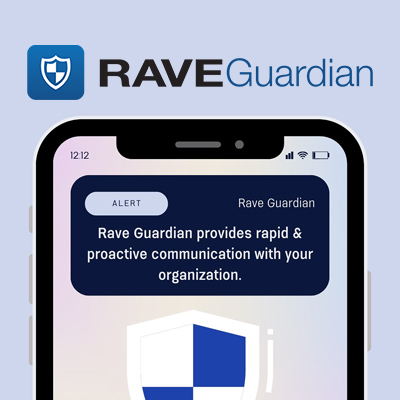 Screenshot of the Rave Guardian App