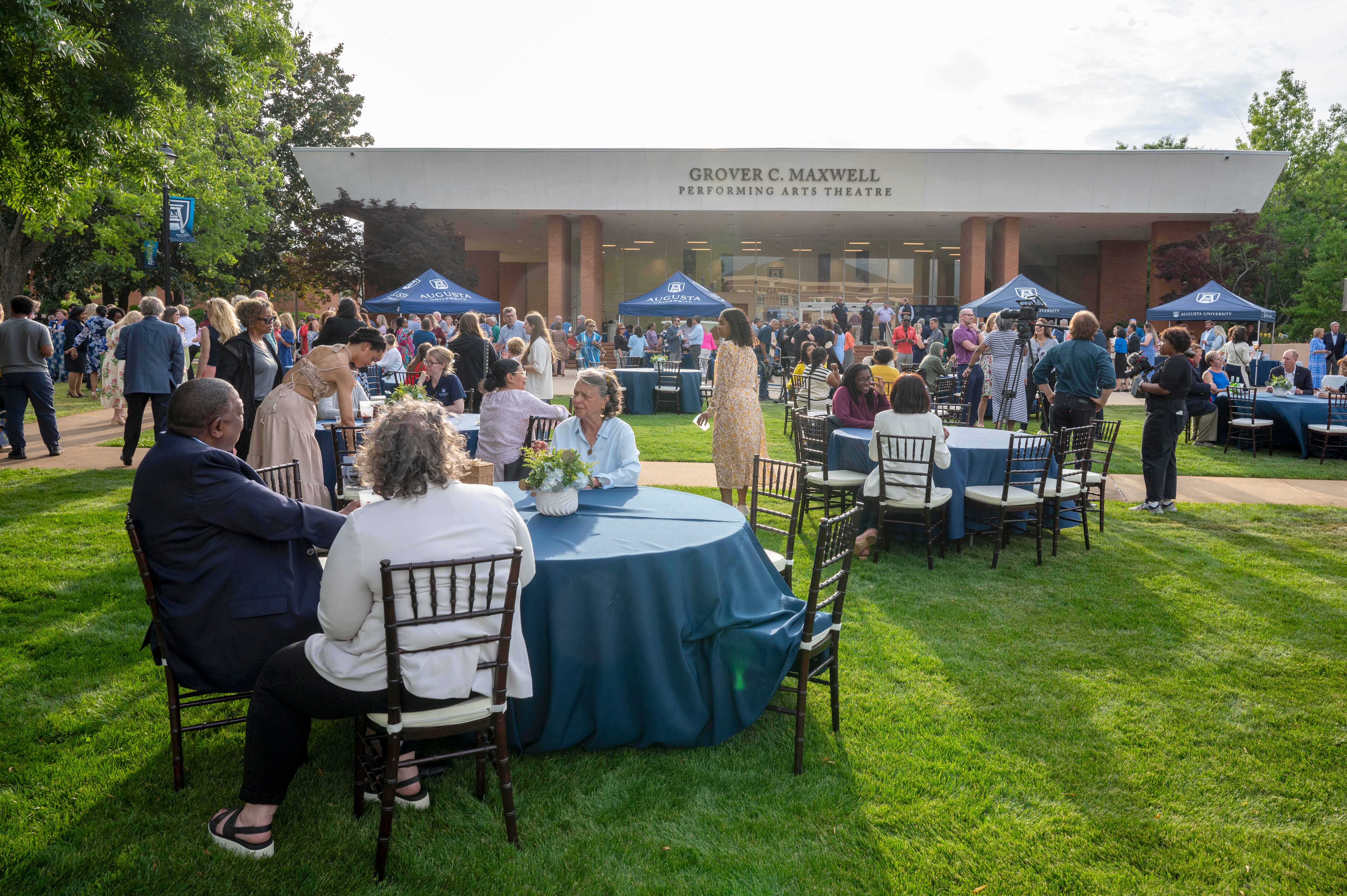 Toast at the Fountain Celebration