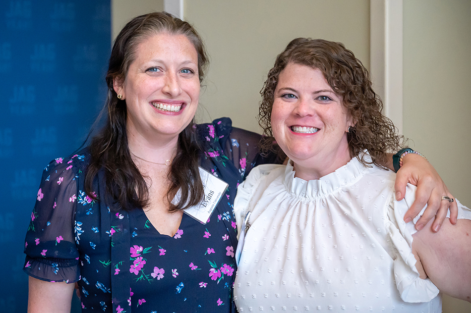 Staff Council members Laura and Ashley