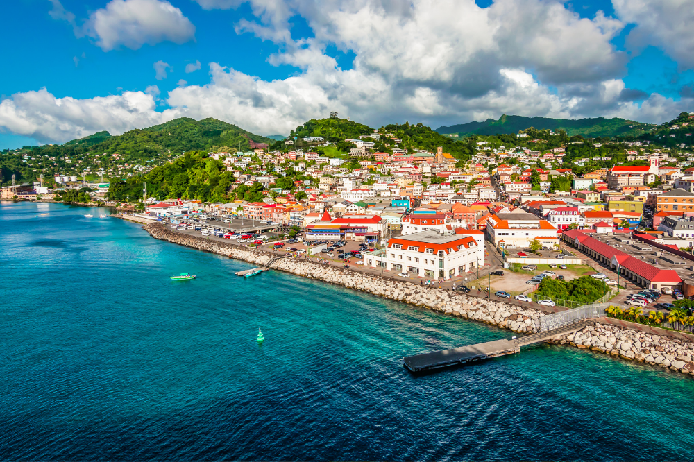 colorful buildings along a coastal waterway