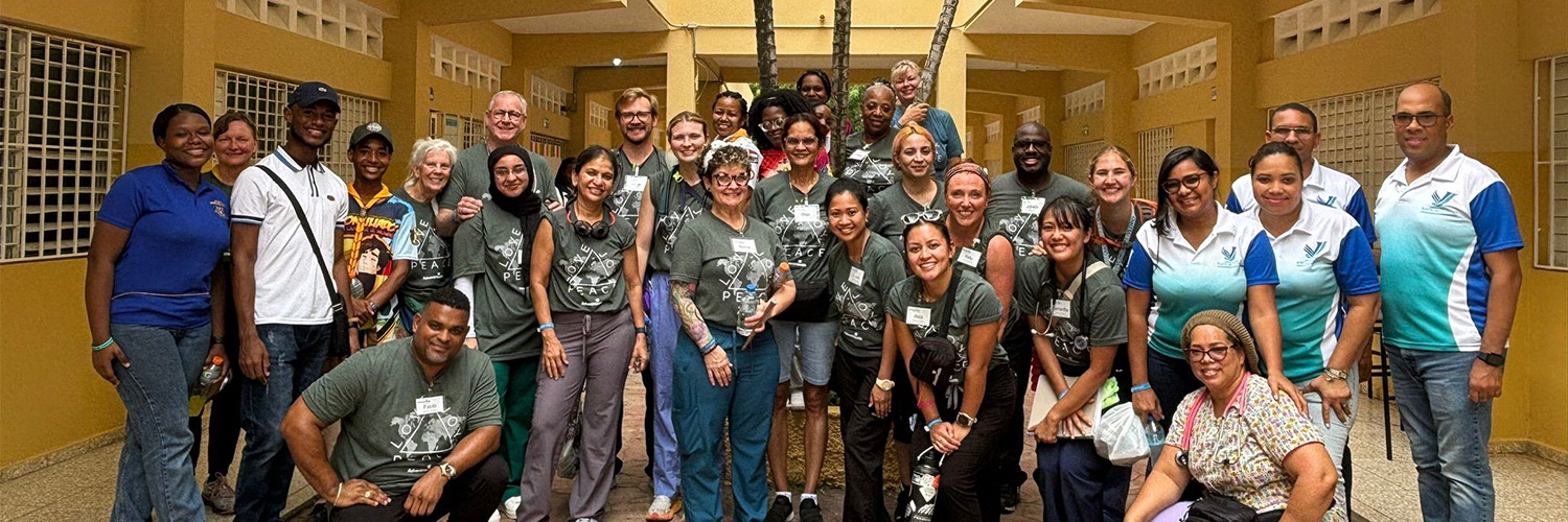 Small group of study abroad students in the Dominican Republic